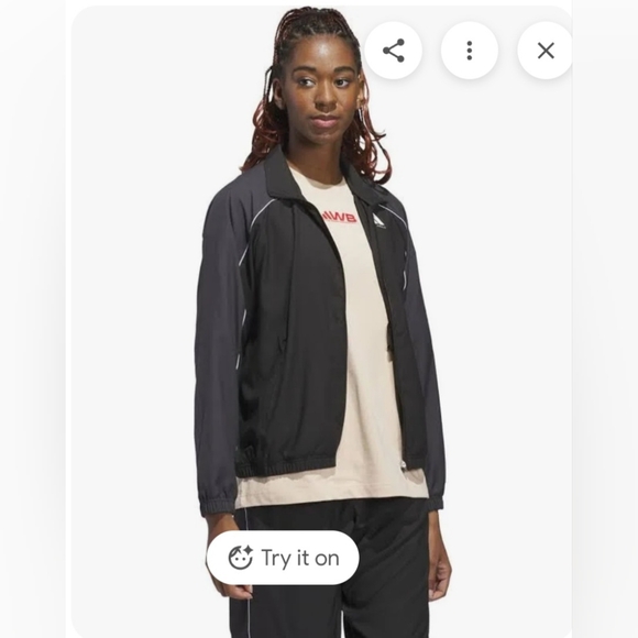 Black Adidas Zip Up - Picture 4 of 4